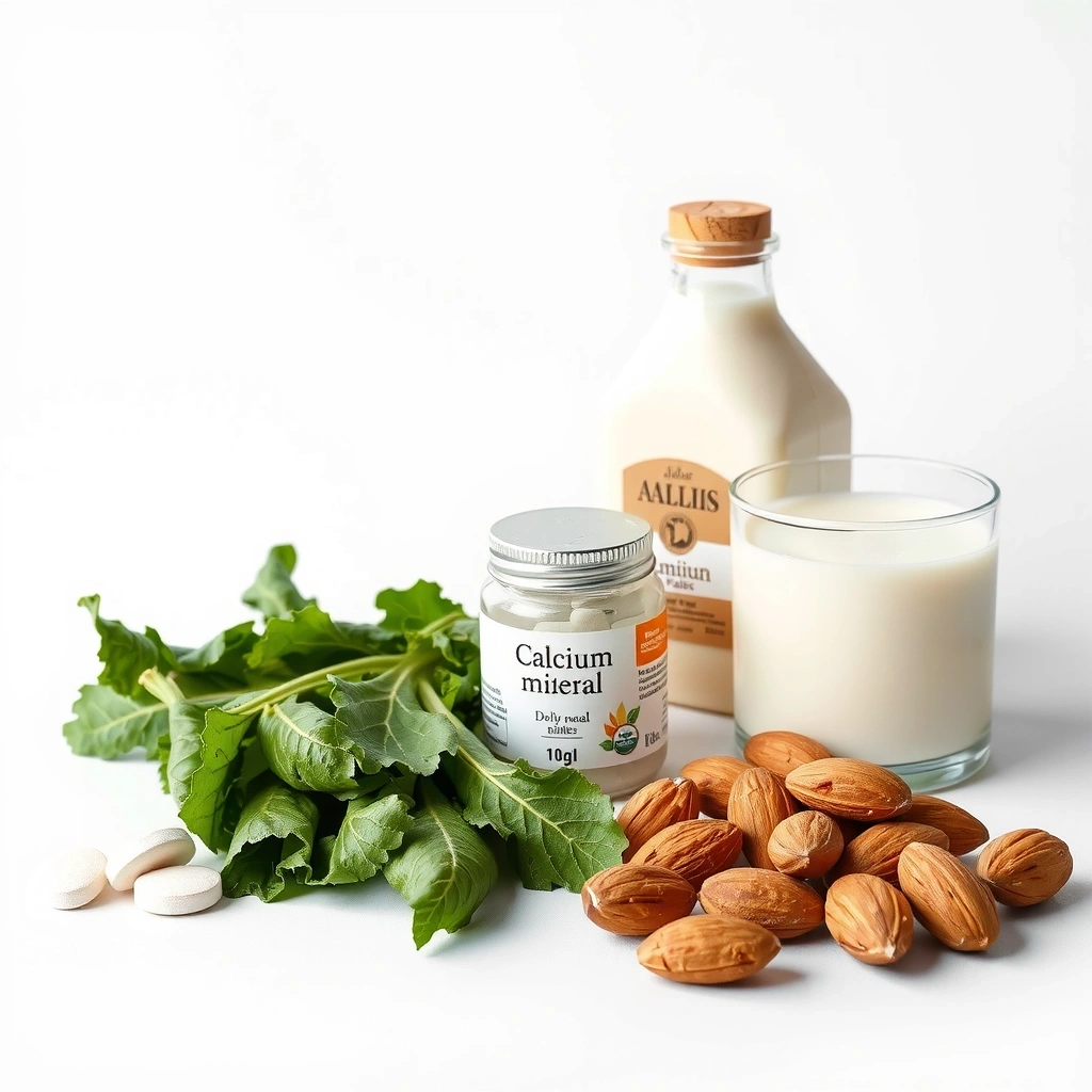 Calcium mineral supplement and natural sources